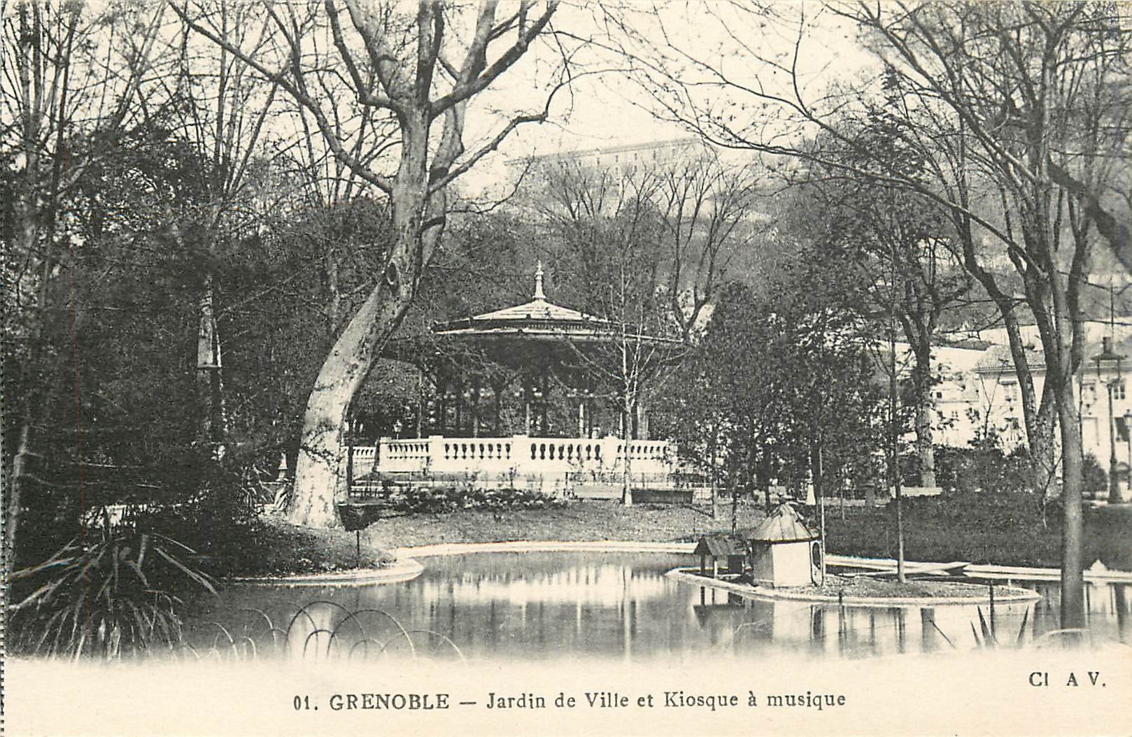 Grenoble — Jardin de Ville et Kiosque à musique — CI A V. n°01