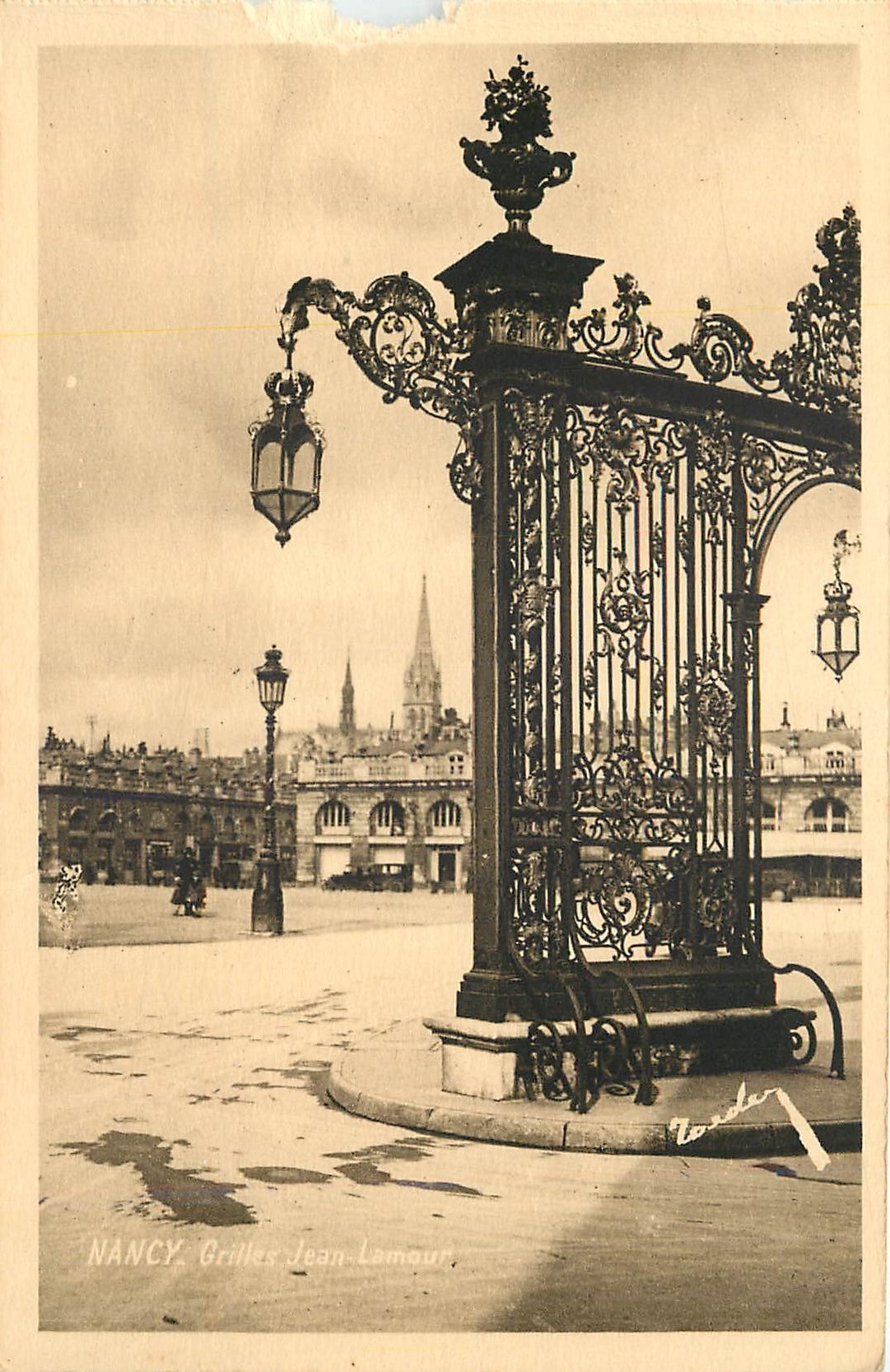 CPA Nancy La Coquette Grilles Jean Lamour