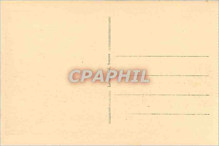 Rennes - Le Jardin sur la Vilaine ou Place de la République — éditeur anonyme, n° 4470 — Verso