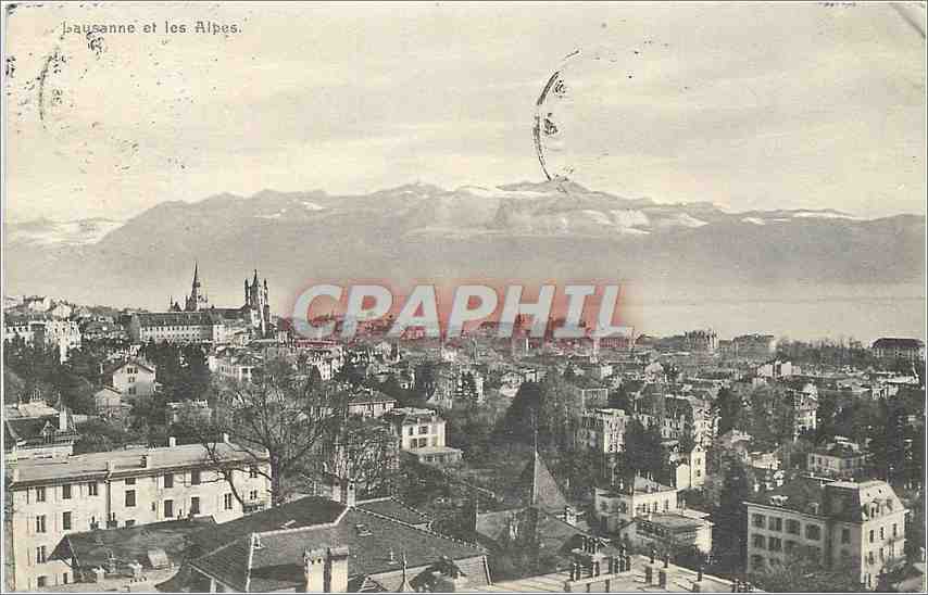 CPA Lausanne et les Alpes