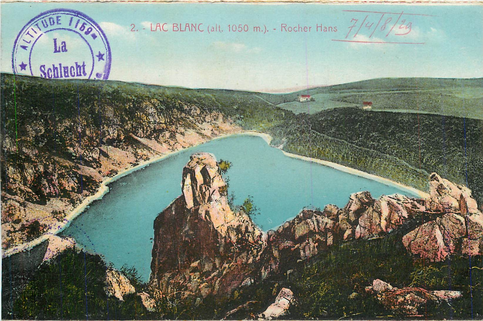 CPA Le Blanc (alt 1050 m) Rocher Hans