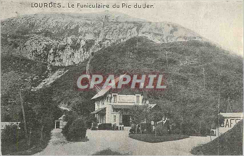 CPA Lourdes Le Funiculaire du Pic du Jer