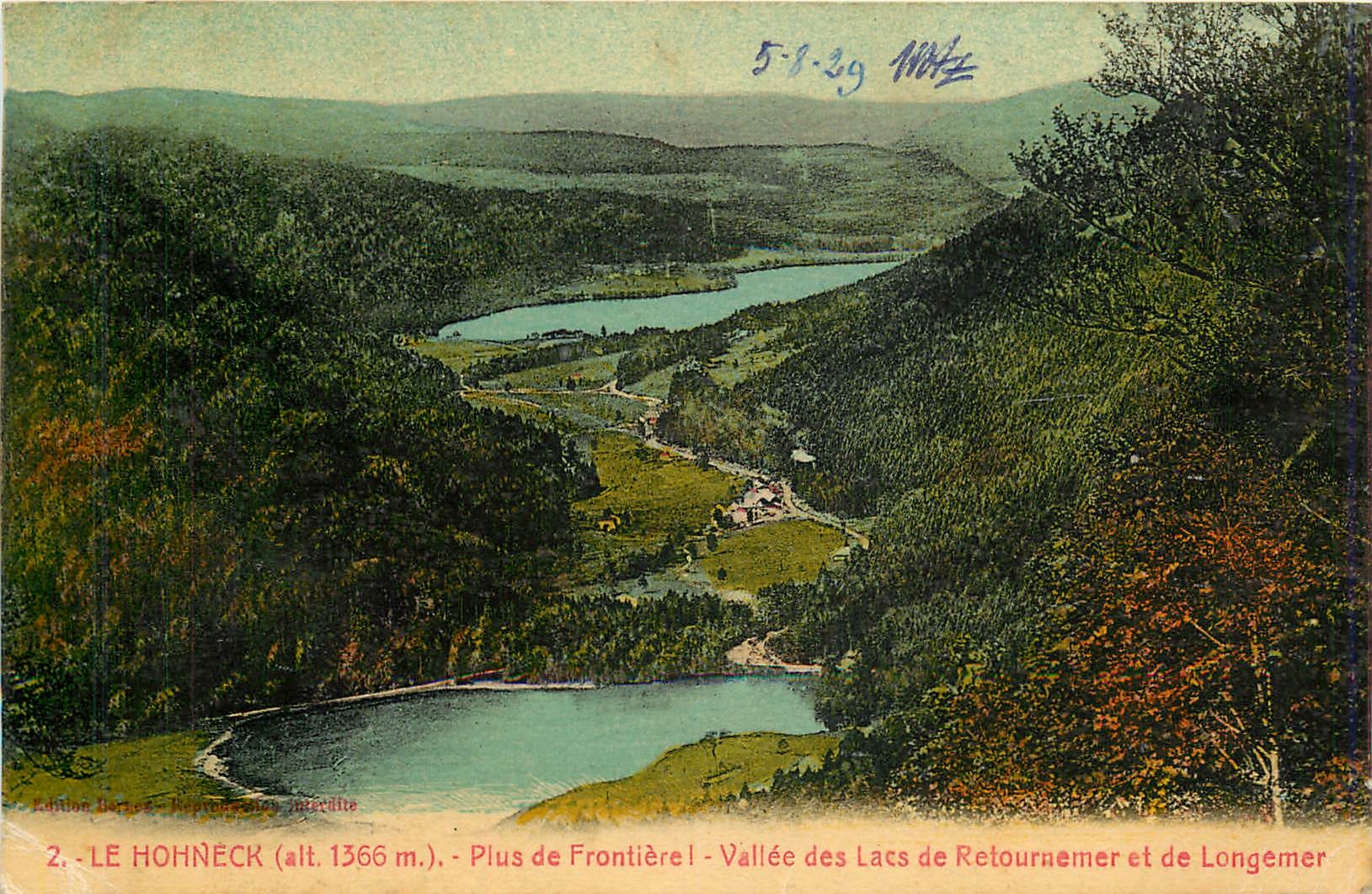 CPA Le Honneck (alt 1366 m) Plus de Retournement et de Longemer