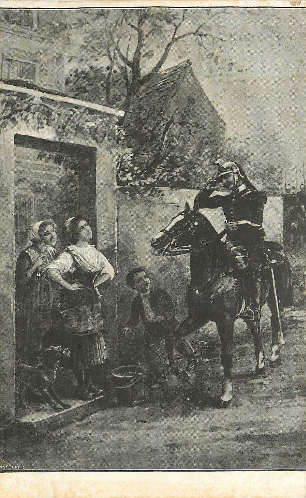 CPA A la Grosse Botte Reims Militaria
