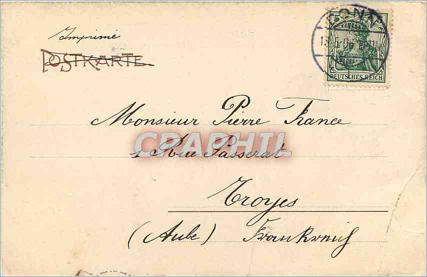 CPA Bonn — Verso