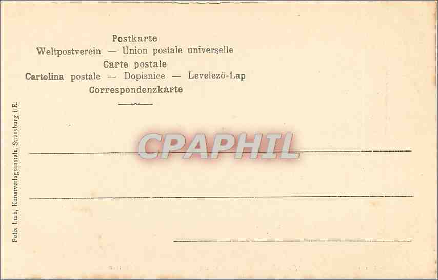 CPA Melkerei Frankenthal Hoheneck Metairie — Rückseite