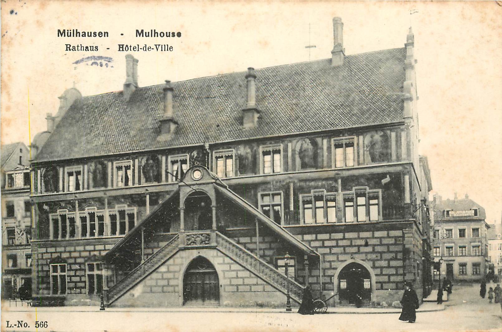 CPA Mulhausen Hotel de Ville