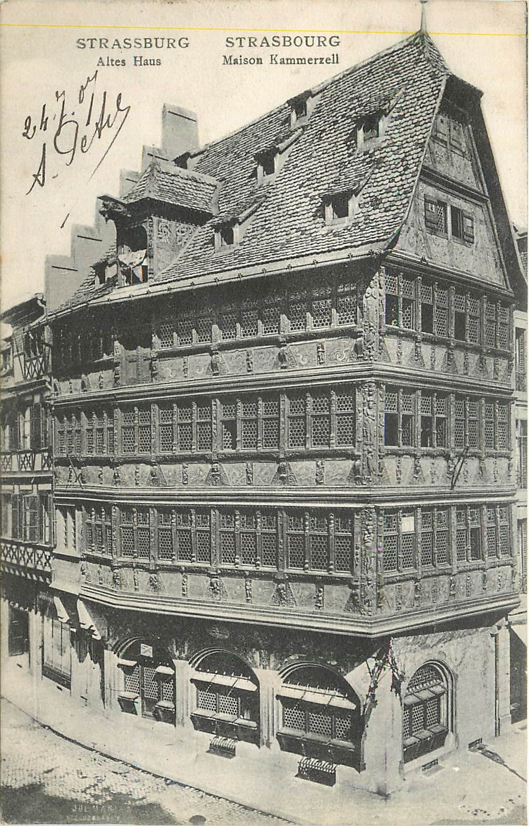 CPA Strasbourg Maison Kammerzell