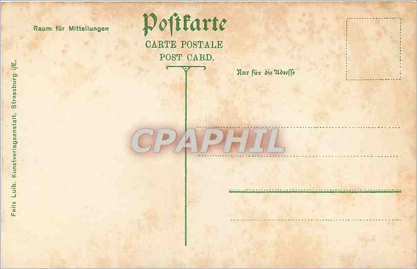 CPA Strasbourg Pont du chemin de fer pres Kehl Bateau — Rückseite