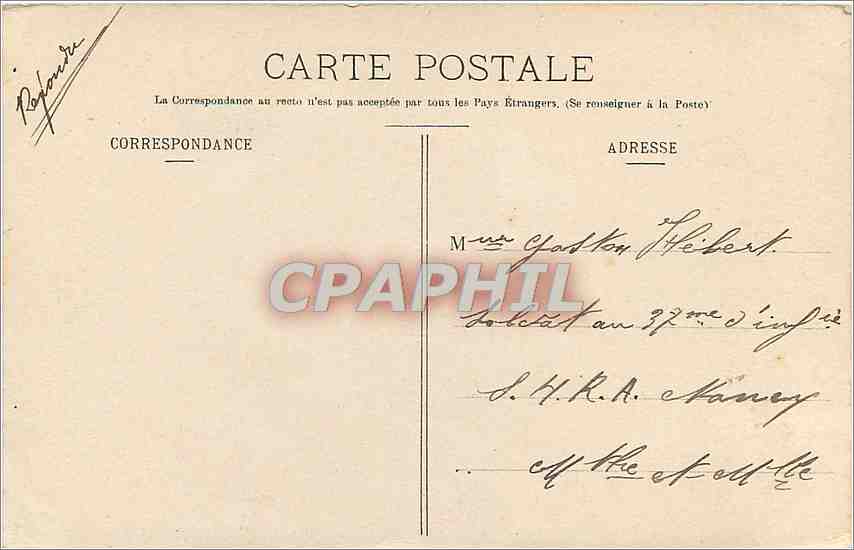 CPA Env de Dijon Le reveil de Napoleon par Rude — Rückseite