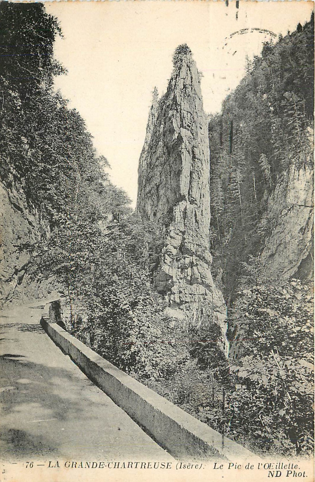 CPA La Grande Chartreuse (Isere) Le Pic de L'Oeillette