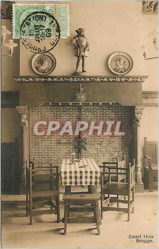 CPA Zwart Huis Brugge