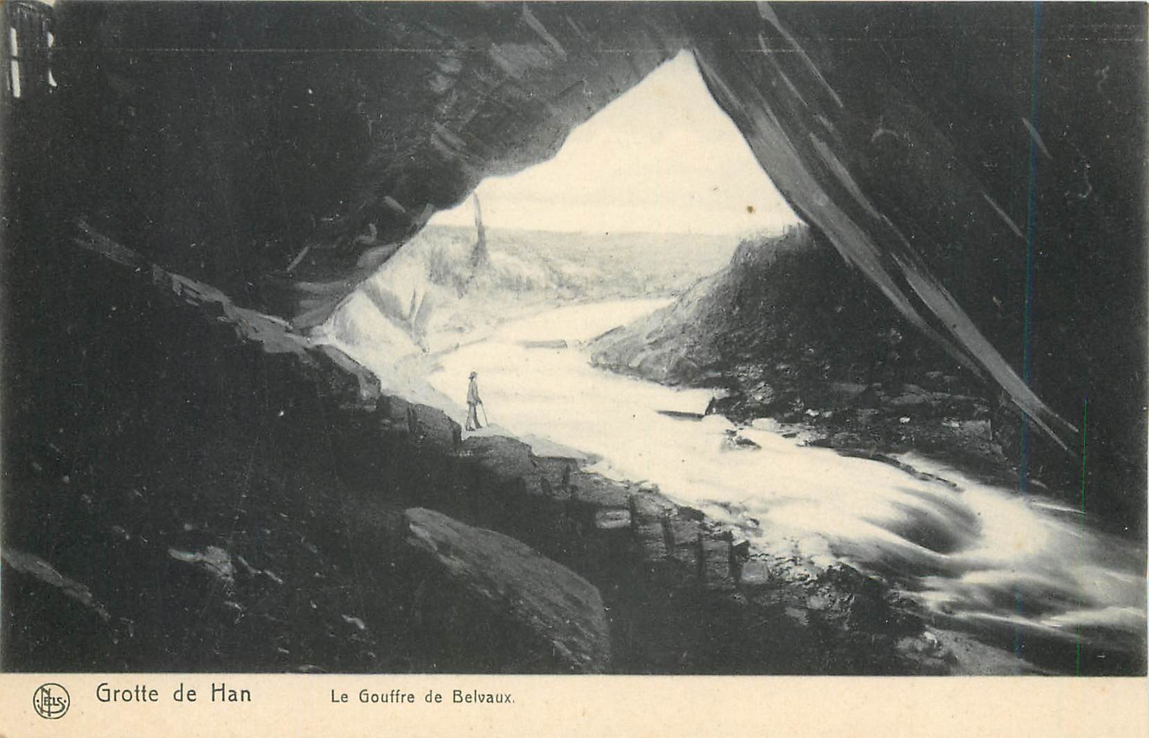 CPA Grotte de Han Le Gouggre de Belvaux
