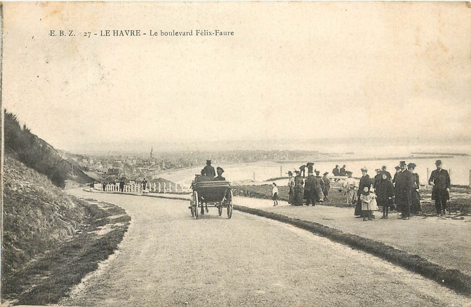 CPA Le Havre Le boulevard Felix Faure