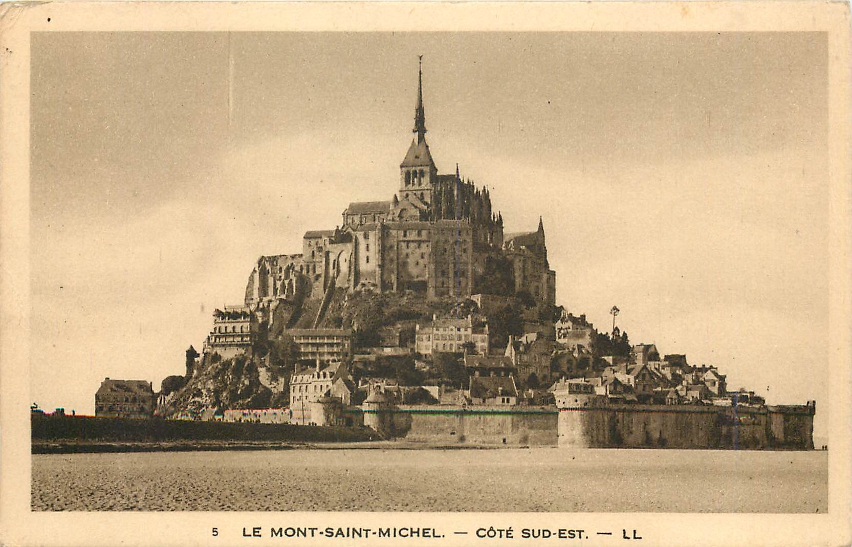 Le Mont-Saint-Michel — Côté Sud-Est — LL