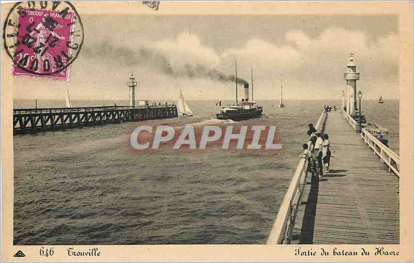 Porte du bateau du Havre — Trouville — C' Alsaçienne des Arts Médiciniques