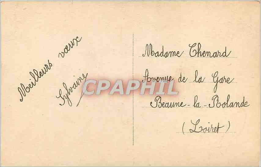 CPA Heureuse anniversaire — Rückseite