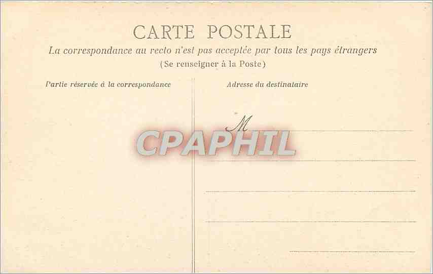 CPA Sainte Adresse la chapelle de N D des Flots — Verso
