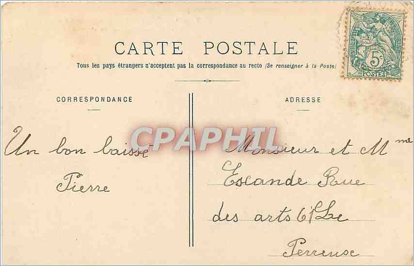 Montrichard — Le vieux Château bâti par Fourques-Nerra au xxe siècle — H. B. 10 bis — Verso