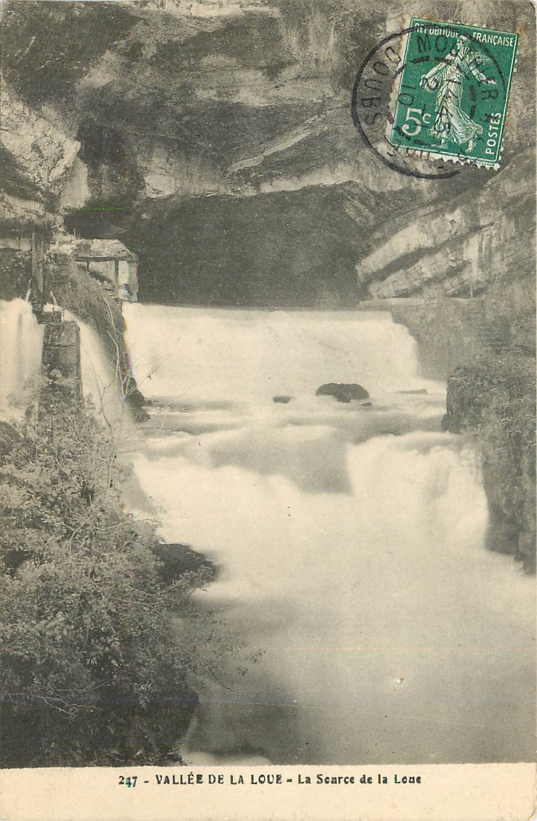 CPA Vallee de la Loue La Source de la Loue 