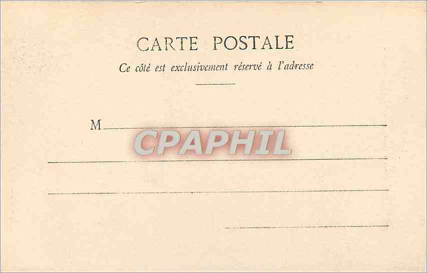 CPA Gavarnie Fond du Cirque Grande Cascade  — Verso