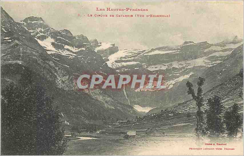 Le Cirque de Gavarnie (Vue d'Ensemble) — Les Hautes-Pyrénées — Phototype Labouche Toulouse