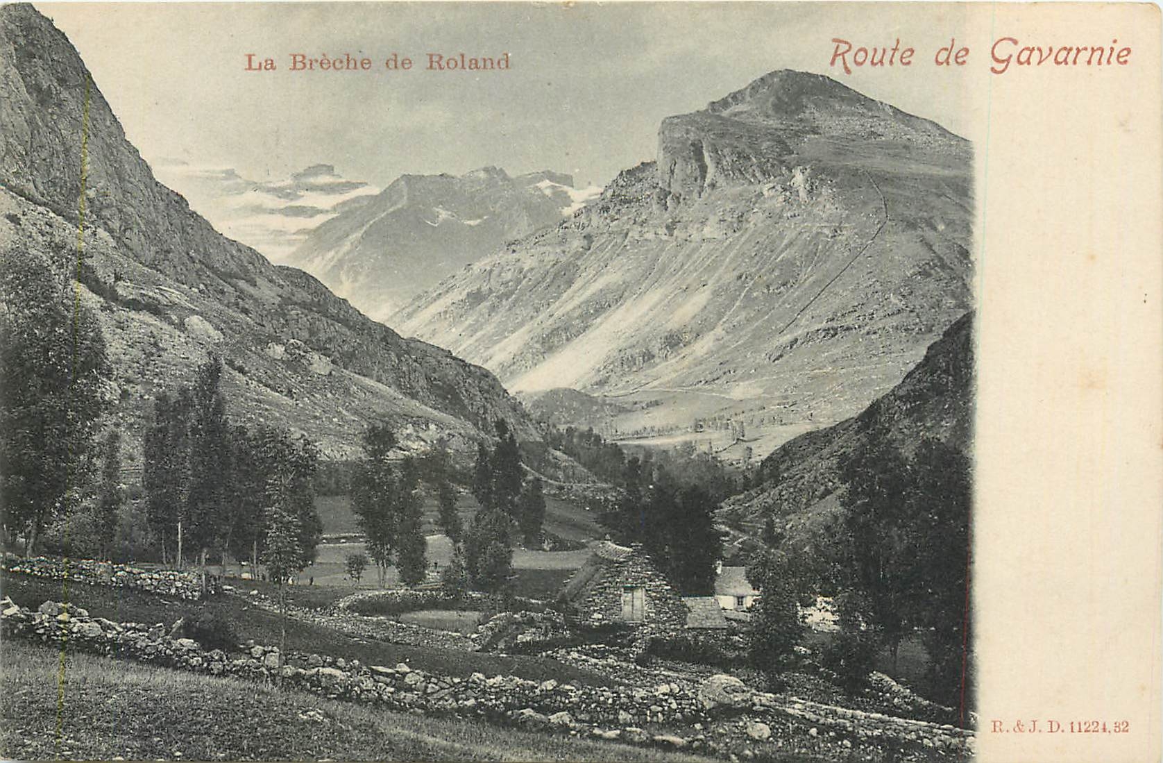 CPA La Breche de Roland Route de Gavarnie 