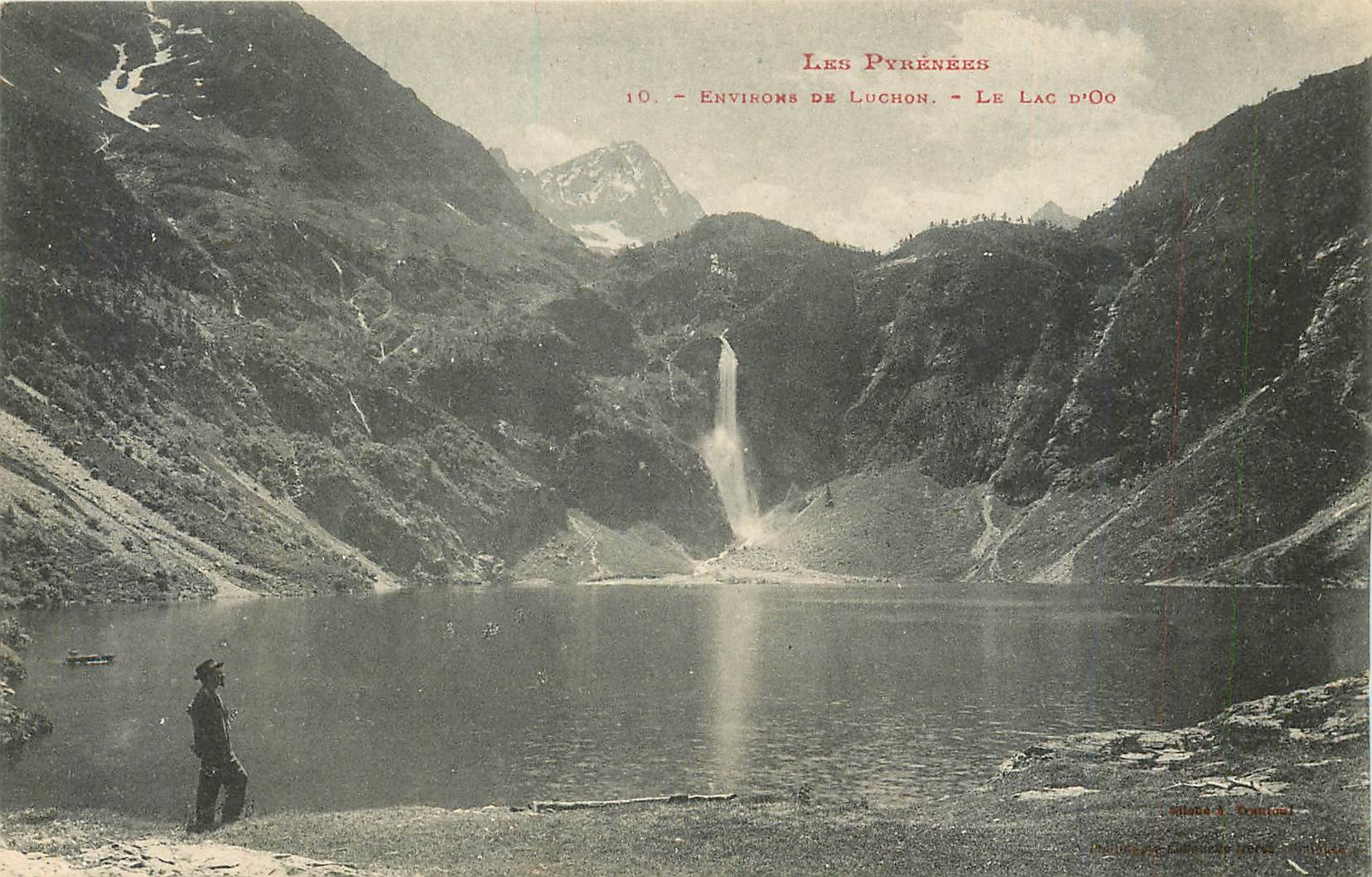 CPA Les Pyrenees Environs de Luchon Le Lac d'Oo 