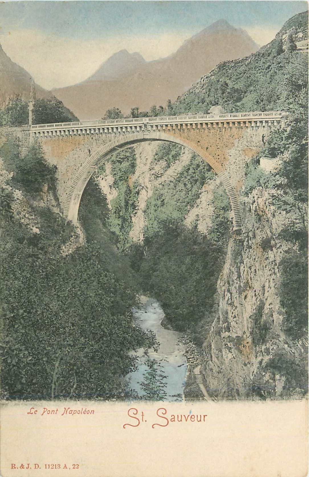 CPA St Sauveur Le Pont Napoleon 