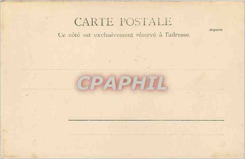 CPA St Sauveur Le Pont Napoleon  — Verso
