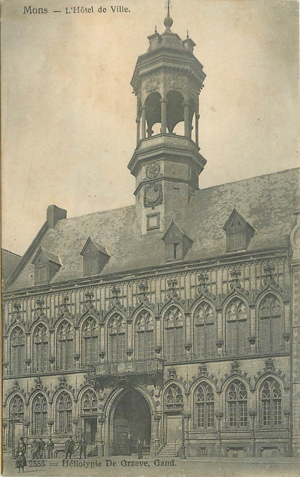 CPA Mons L'Hotel de Ville 