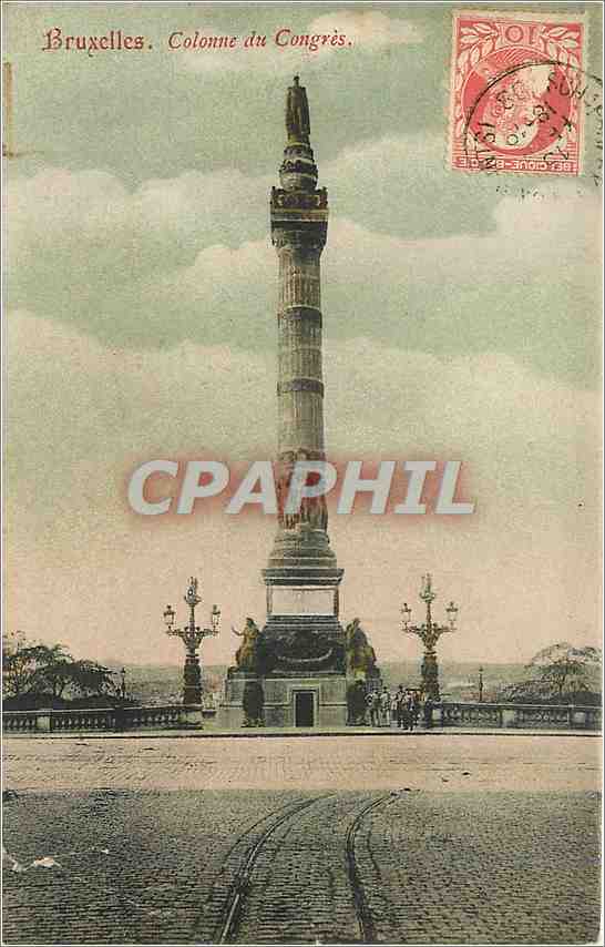 CPA Bruxelles Colonne du Congres 