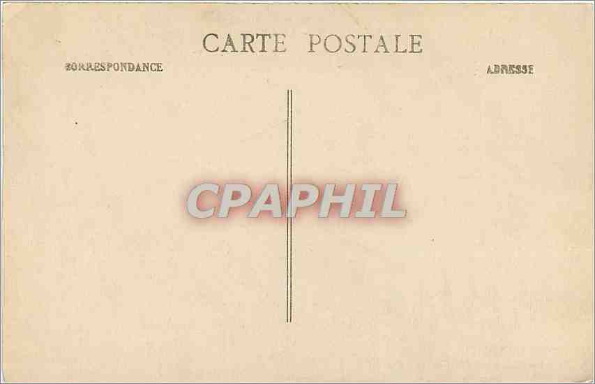 CPA Le Morvan Illustre Chastellux Le Chateau et la Poste  — Back