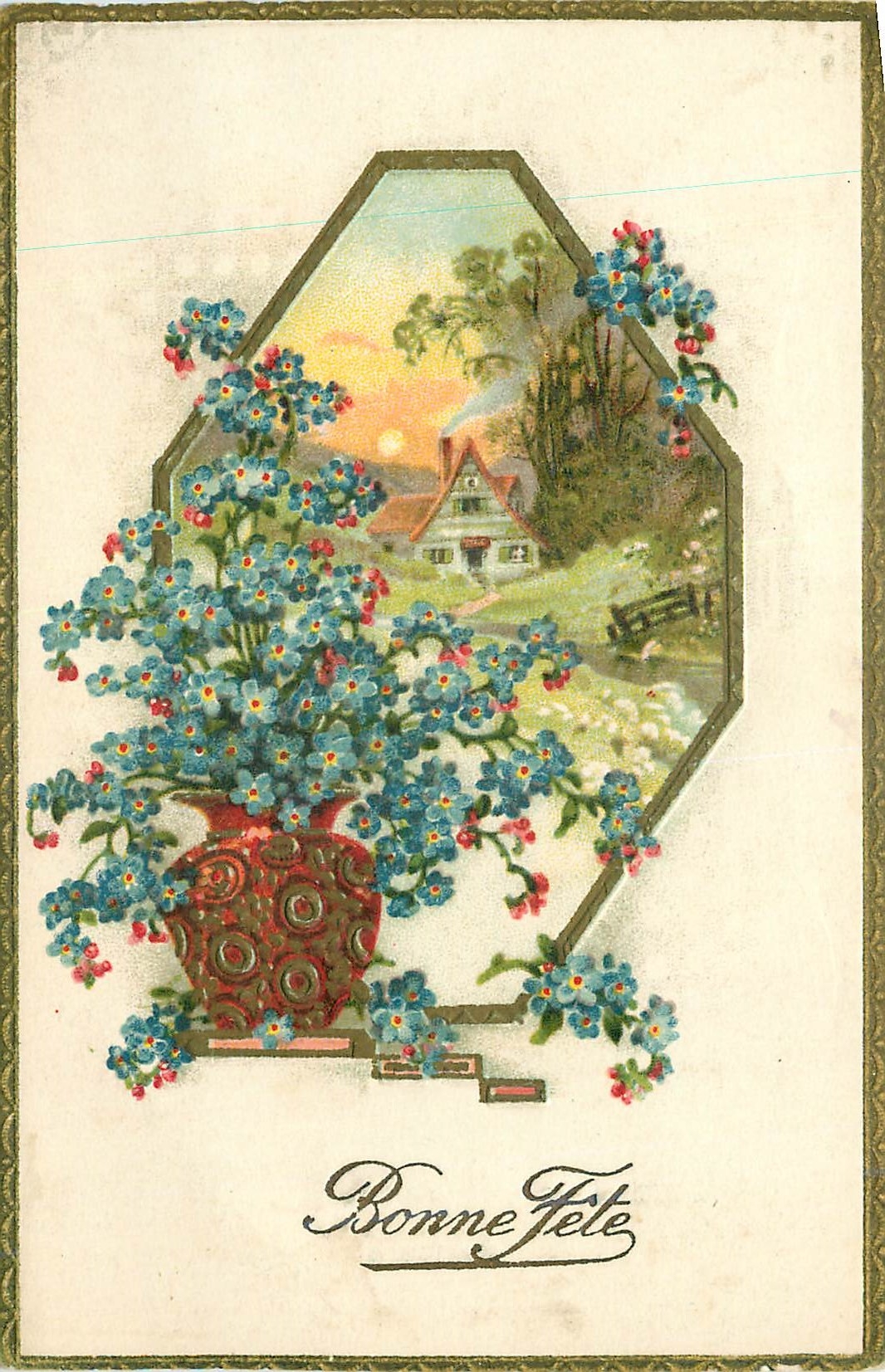 CPA Bonne Fete 