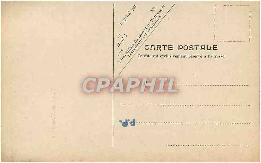 CPA Touton Nourrice Enfant Chien — Back