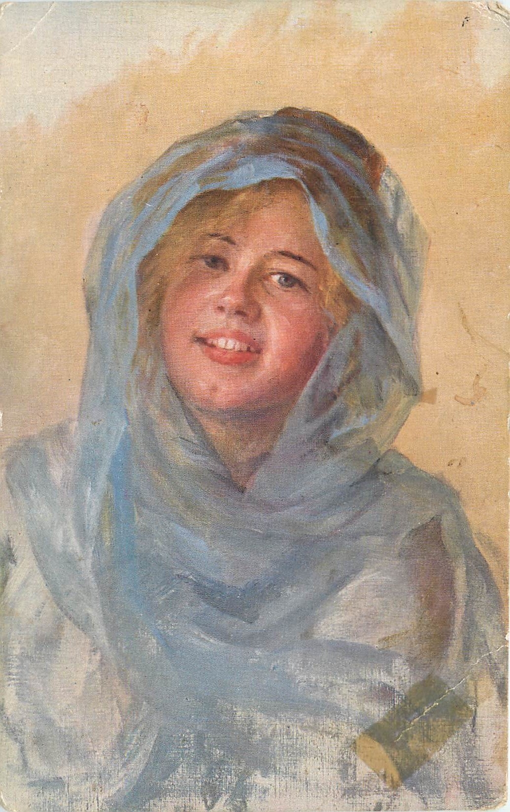 CPA Femme Sitschkoff Sourire de jeune fille 1119