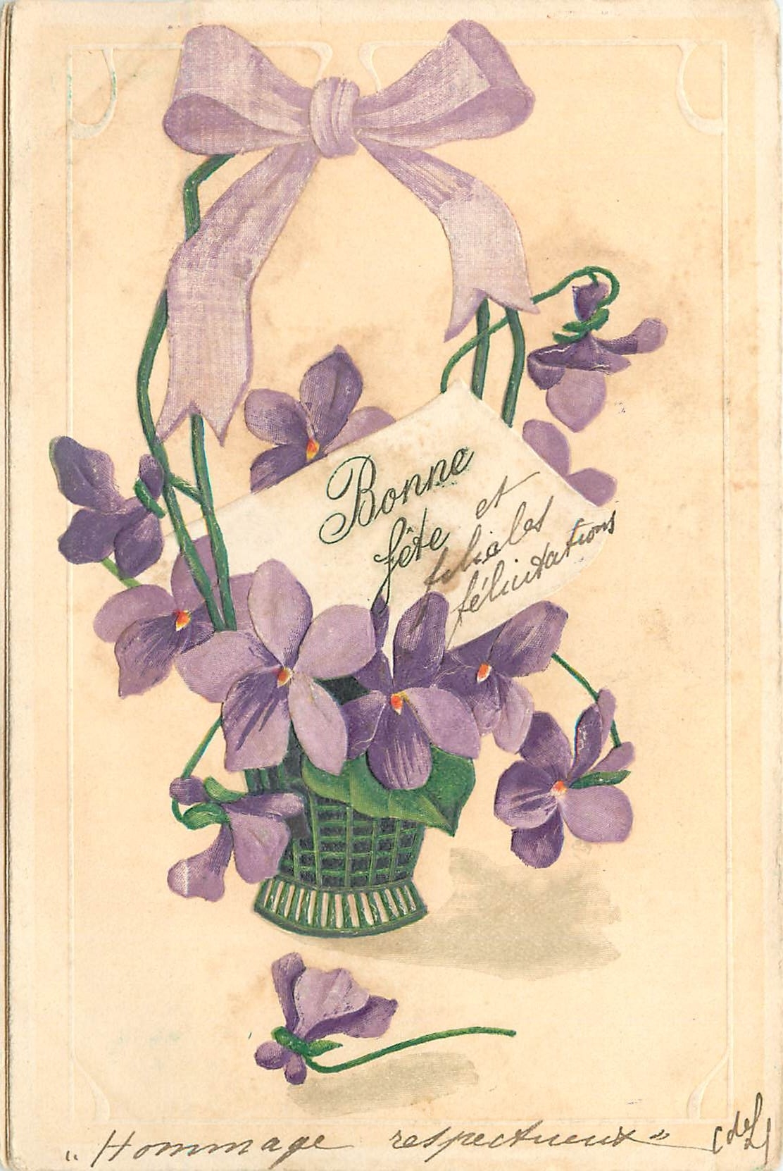 CPA Bonne Fete 