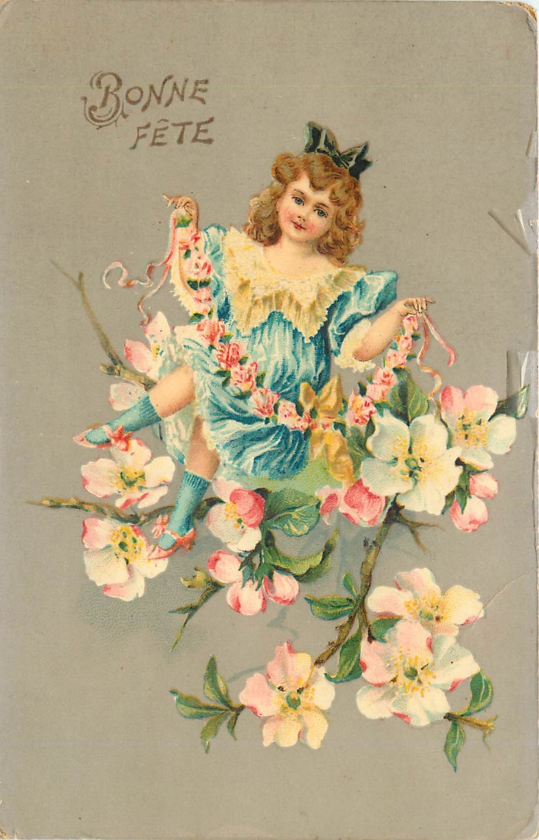CPA Bonne Fete Fleurs