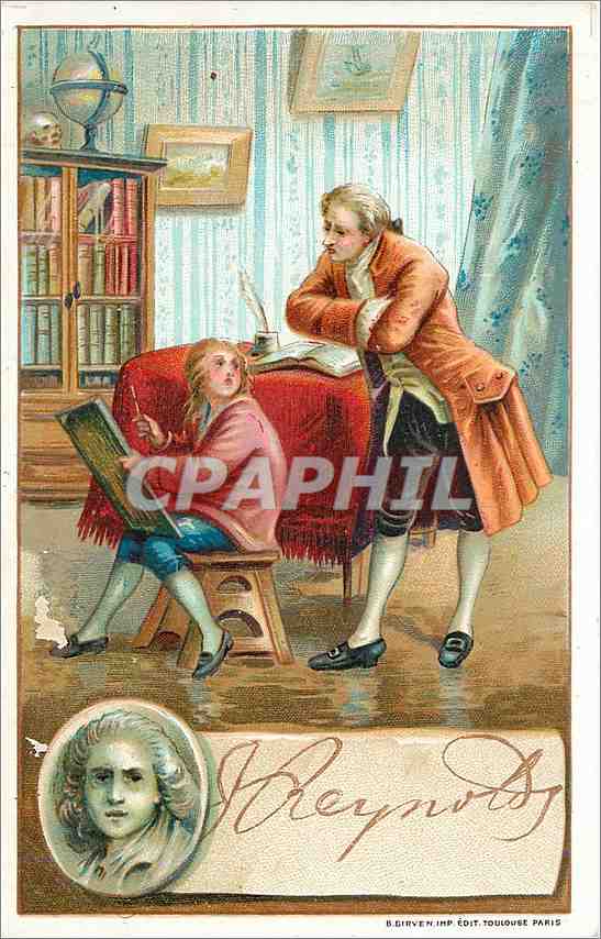CPA Reynolds Celebre peintre anglais 