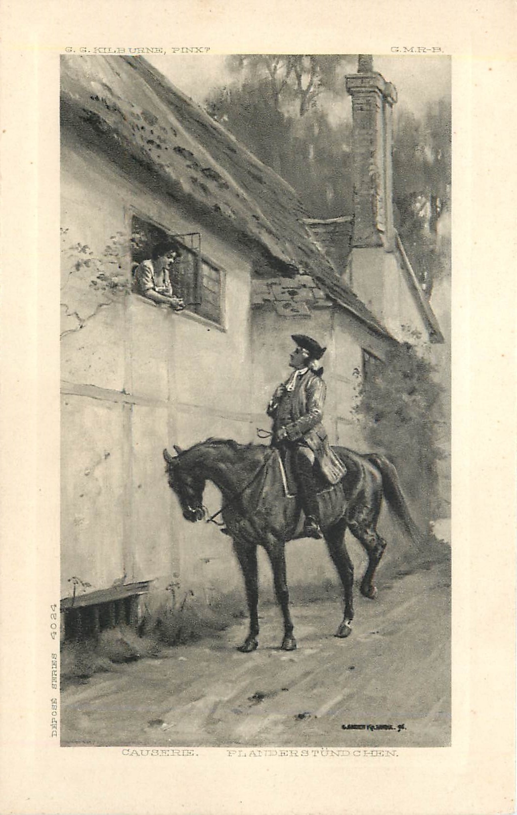 CPA Cavalier Cheval Kilburne