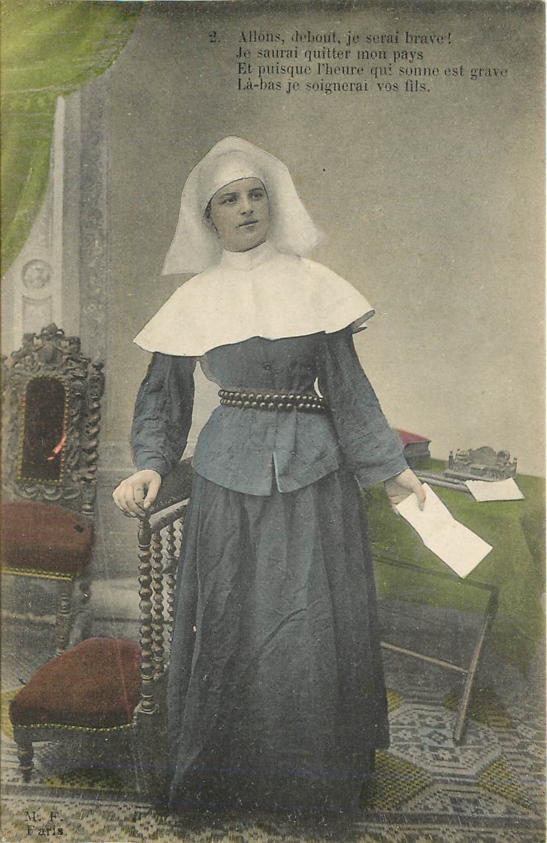 CPA Femme Religieuse
