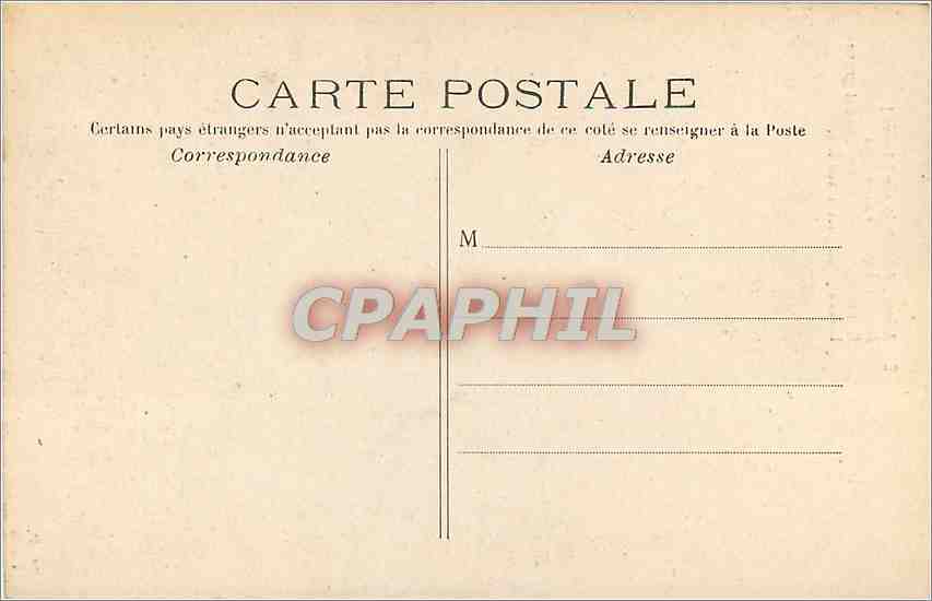CPA Femme Religieuse — Verso