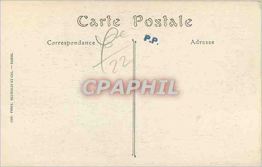 CPA Perros Guirec Cotes du Nord Eglise de la Clarte le Portail  — Verso