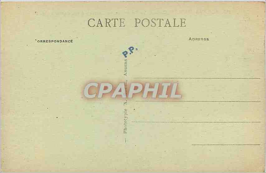 CPA Perros Guirec C du N La Pointe du Chateau a vol d'Oiseau  — Verso