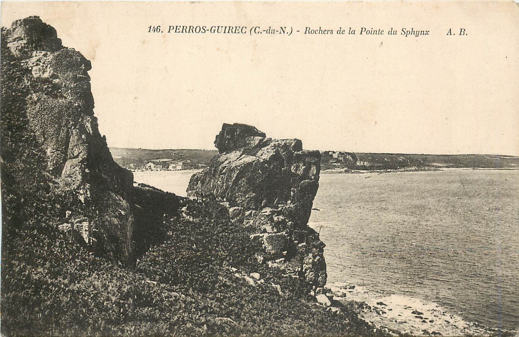 Perros-Guirec (C.-du-N.) - Rochers de la Pointe du Sphynx — A. B.