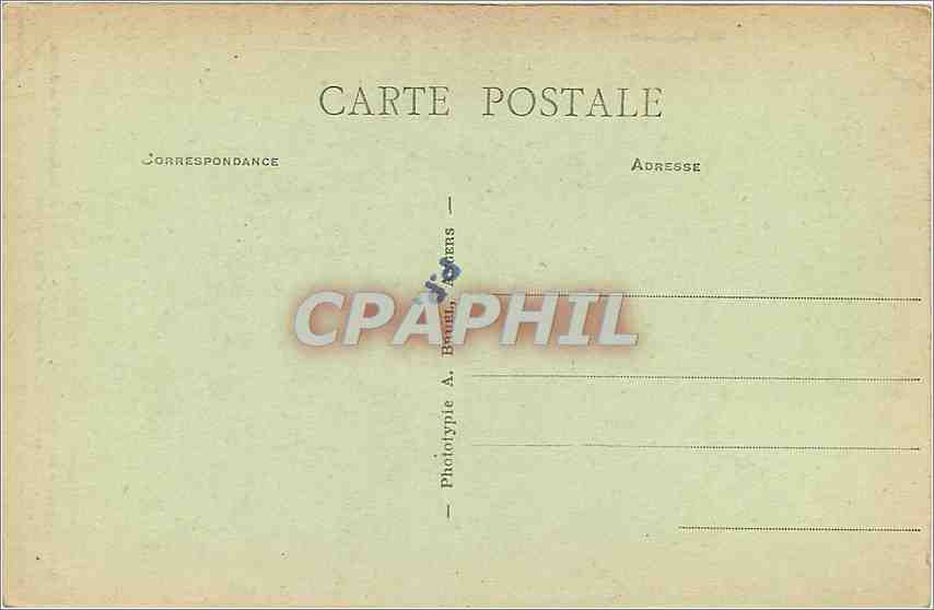 CPA Perros Guirec C du N La Clarte Portail Sud  — Verso