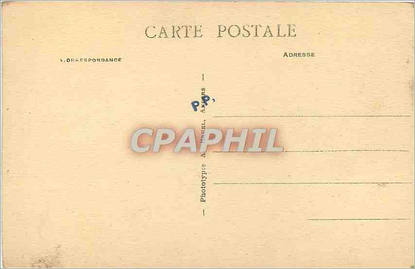 CPA Perros Guirec C du N Eglise de la Clarte  — Rückseite