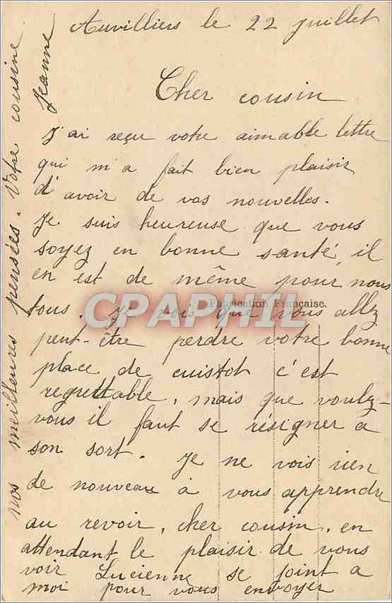 CPA Porte Bonheur Fleurs Elephant Fer a cheval — Back