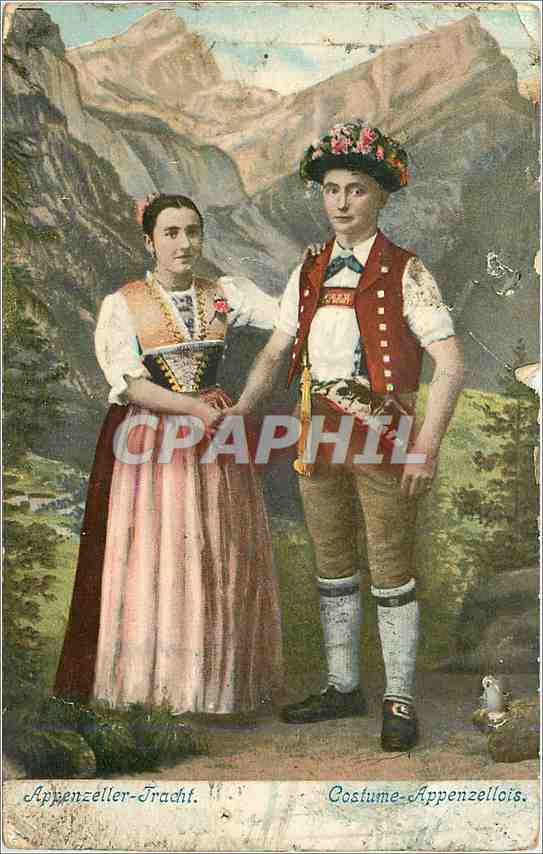 CPA Appenzeller Tracht Costume Appenzellois 