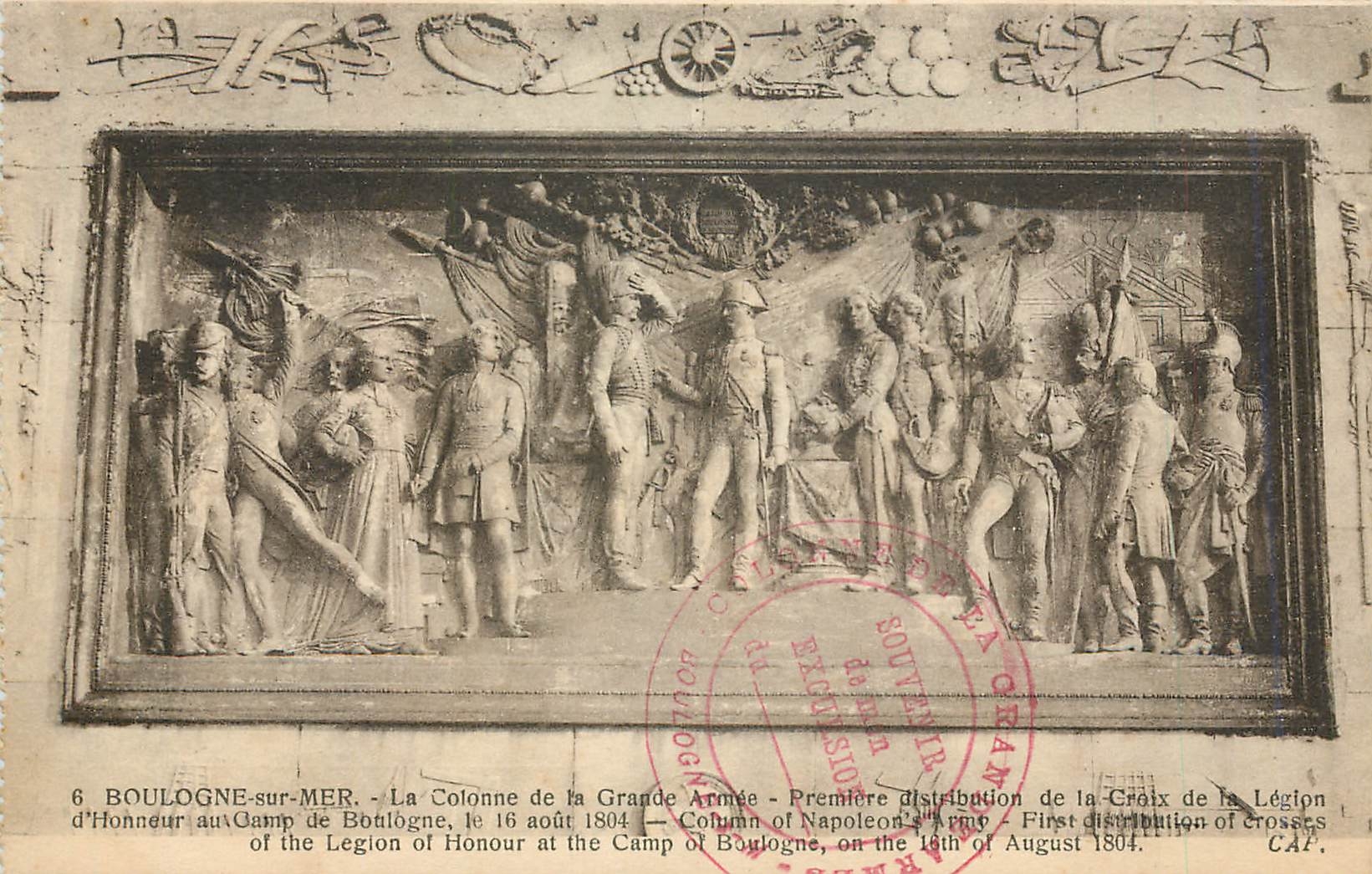 CPA Boulogne sur Mer La Colonne de la Grande Armee Napoleon 1er